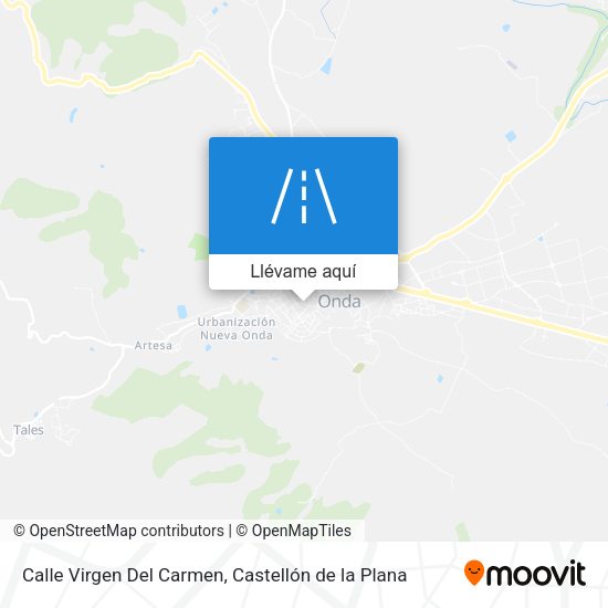 Mapa Calle Virgen Del Carmen