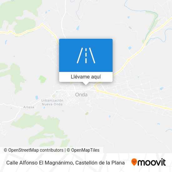 Mapa Calle Alfonso El Magnánimo