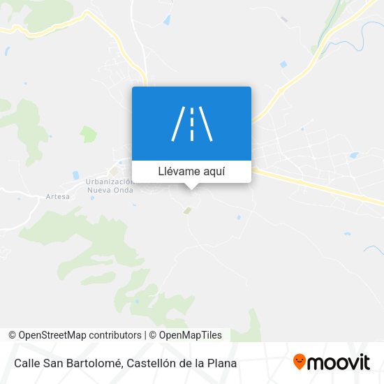 Mapa Calle San Bartolomé