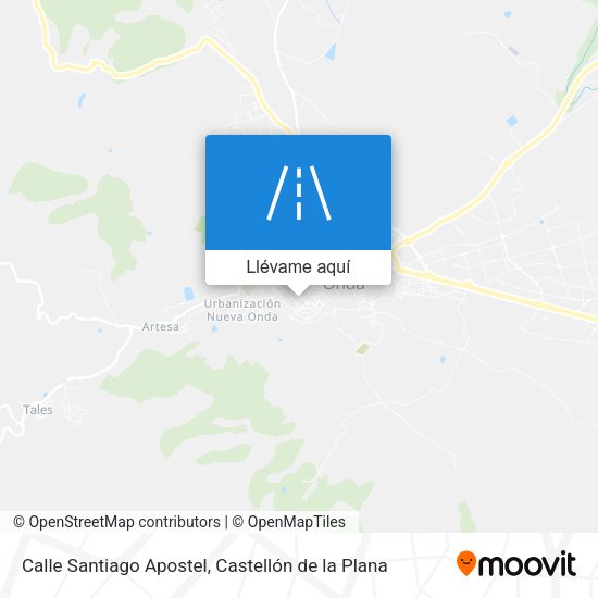 Mapa Calle Santiago Apostel