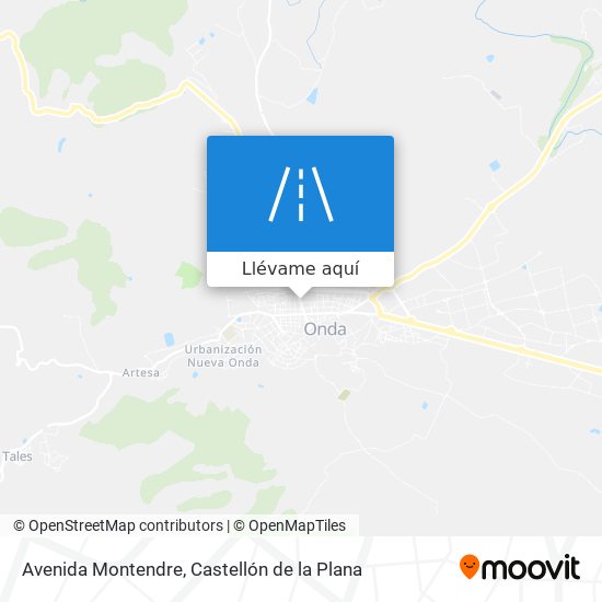 Mapa Avenida Montendre