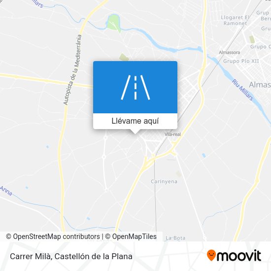 Mapa Carrer Milà