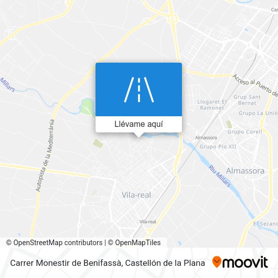 Mapa Carrer Monestir de Benifassà
