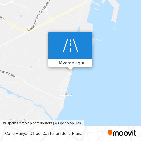 Mapa Calle Penyal D'Ifac