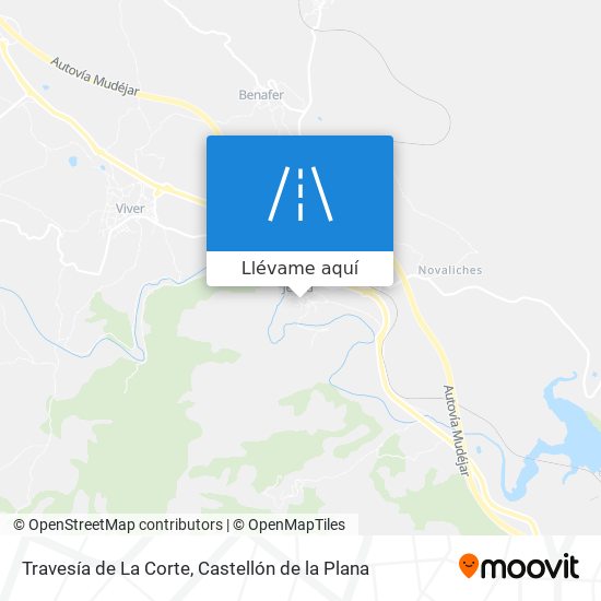 Mapa Travesía de La Corte