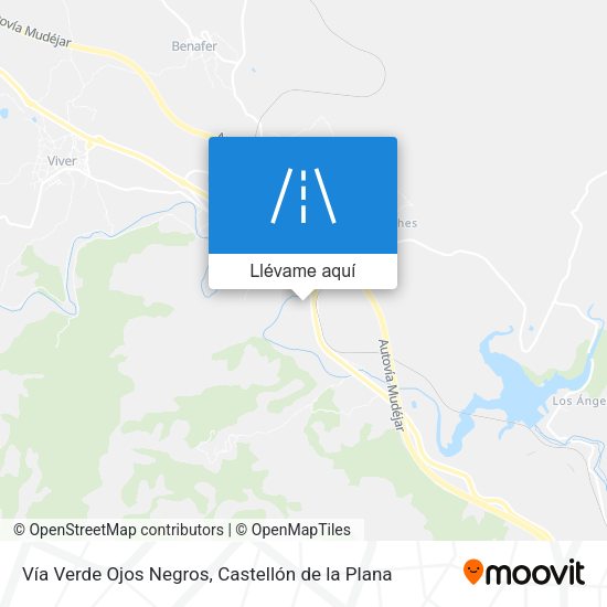 Mapa Vía Verde Ojos Negros