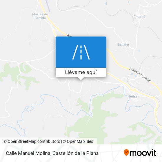 Mapa Calle Manuel Molina