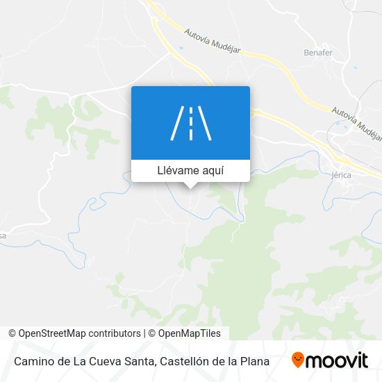 Mapa Camino de La Cueva Santa