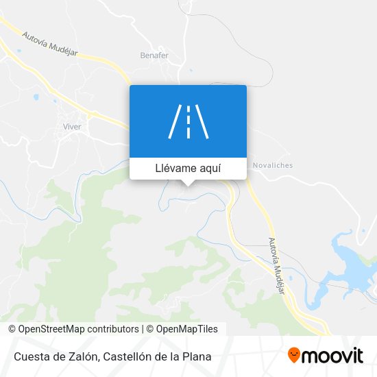 Mapa Cuesta de Zalón