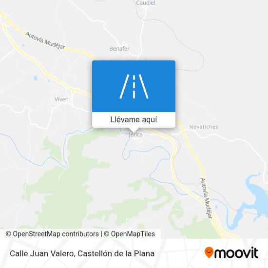 Mapa Calle Juan Valero