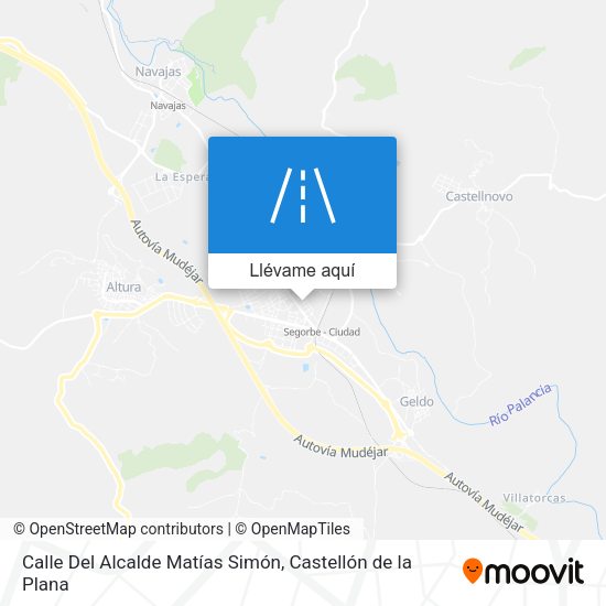 Mapa Calle Del Alcalde Matías Simón