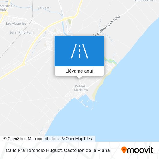 Mapa Calle Fra Terencio Huguet