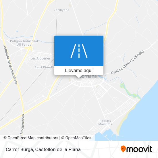 Mapa Carrer Burga