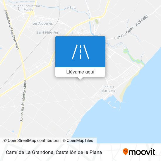 Mapa Camí de La Grandona
