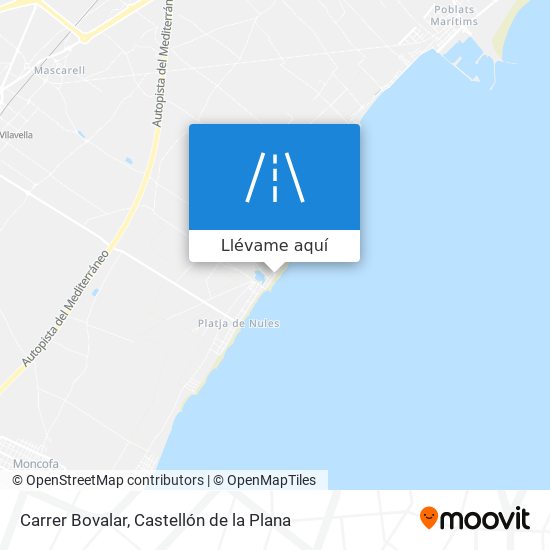Mapa Carrer Bovalar