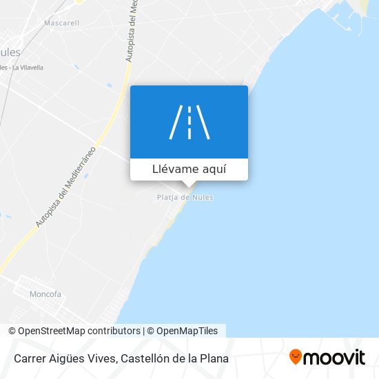 Mapa Carrer Aigües Vives