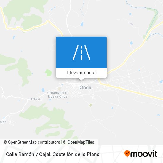 Mapa Calle Ramón y Cajal