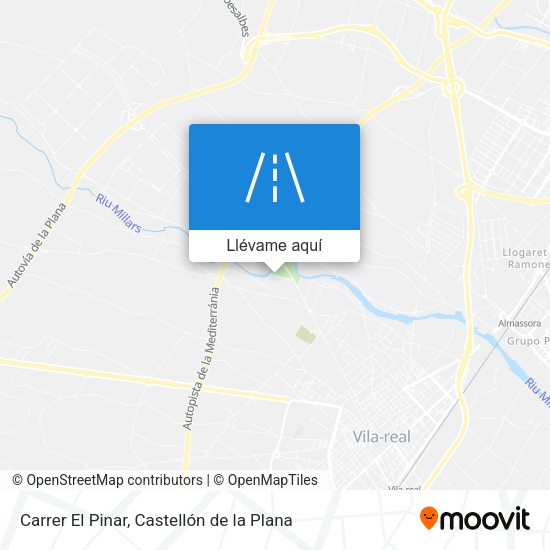 Mapa Carrer El Pinar