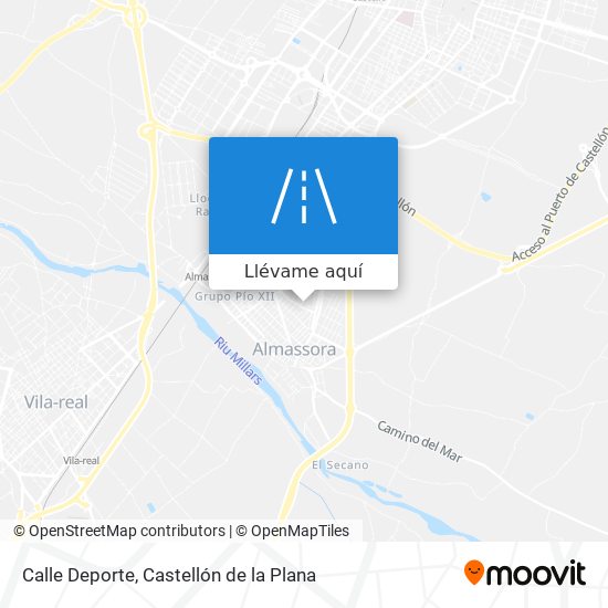 Mapa Calle Deporte