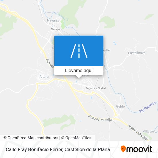 Mapa Calle Fray Bonifacio Ferrer