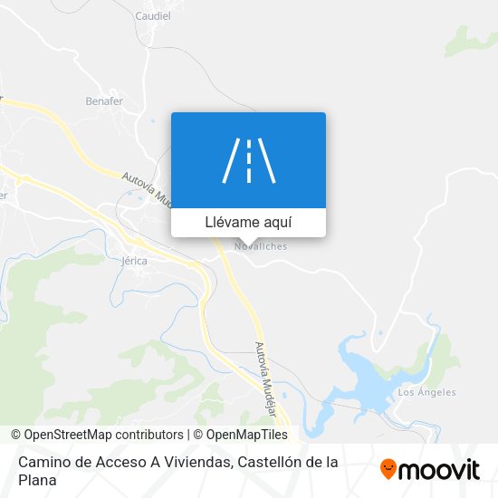 Mapa Camino de Acceso A Viviendas