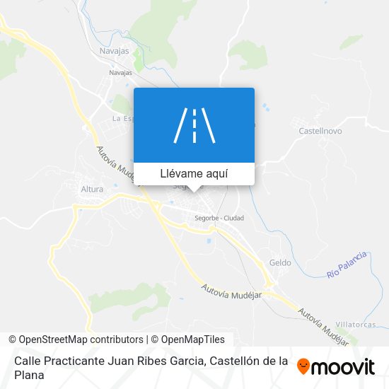 Mapa Calle Practicante Juan Ribes Garcia
