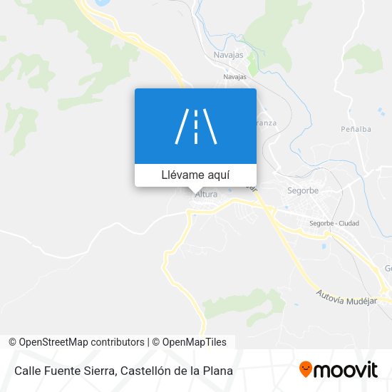 Mapa Calle Fuente Sierra