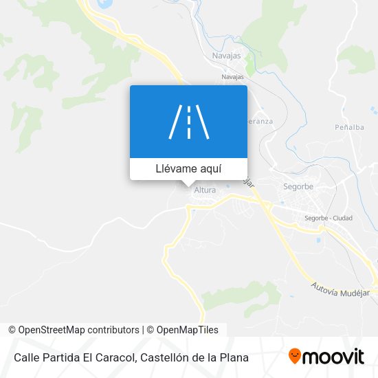 Mapa Calle Partida El Caracol