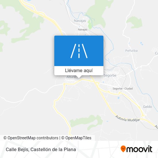 Mapa Calle Bejís