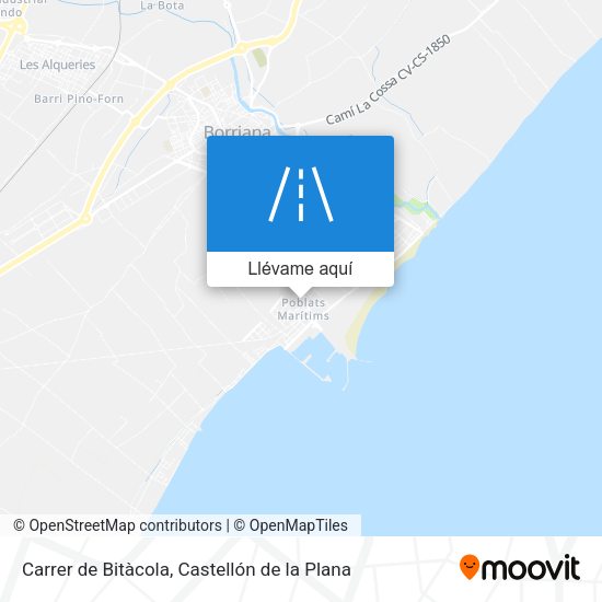 Mapa Carrer de Bitàcola