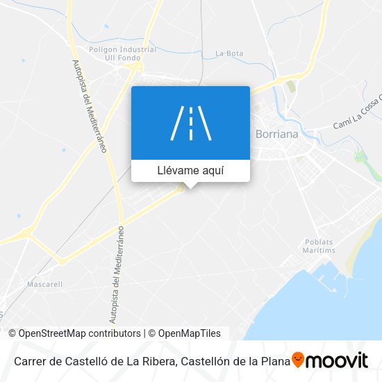 Mapa Carrer de Castelló de La Ribera
