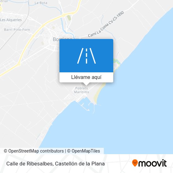 Mapa Calle de Ribesalbes