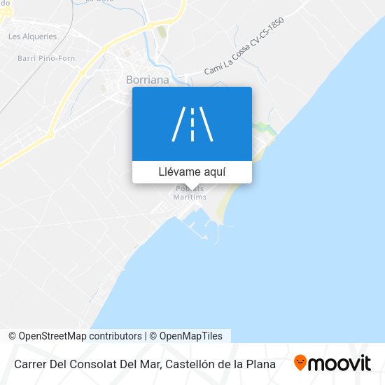 Mapa Carrer Del Consolat Del Mar