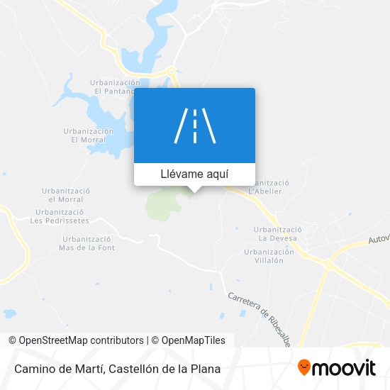 Mapa Camino de Martí