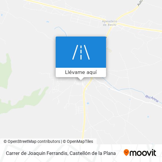 Mapa Carrer de Joaquín Ferrandis