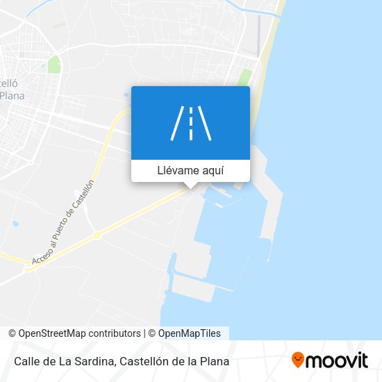 Mapa Calle de La Sardina
