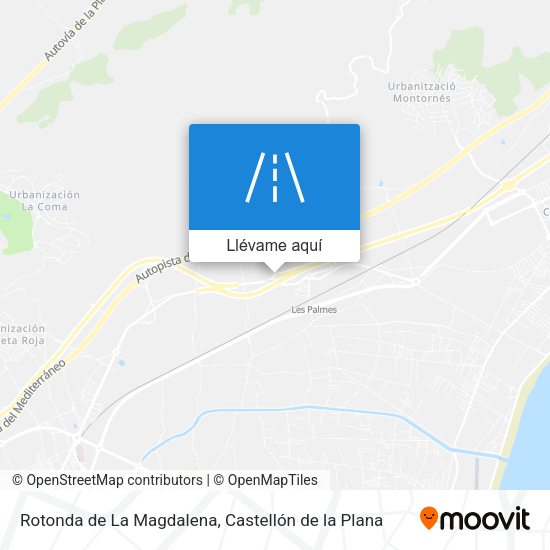 Mapa Rotonda de La Magdalena