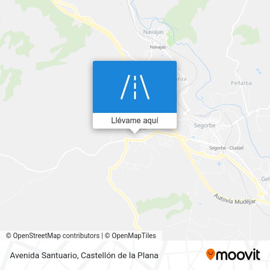Mapa Avenida Santuario