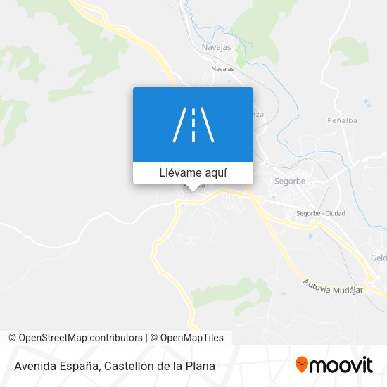 Mapa Avenida España
