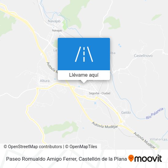 Mapa Paseo Romualdo Amigo Ferrer