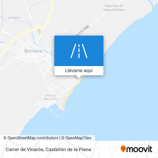 Mapa Carrer de Vinaròs