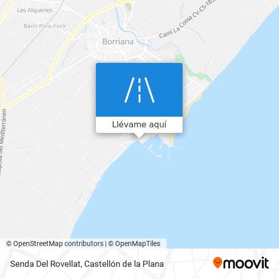 Mapa Senda Del Rovellat