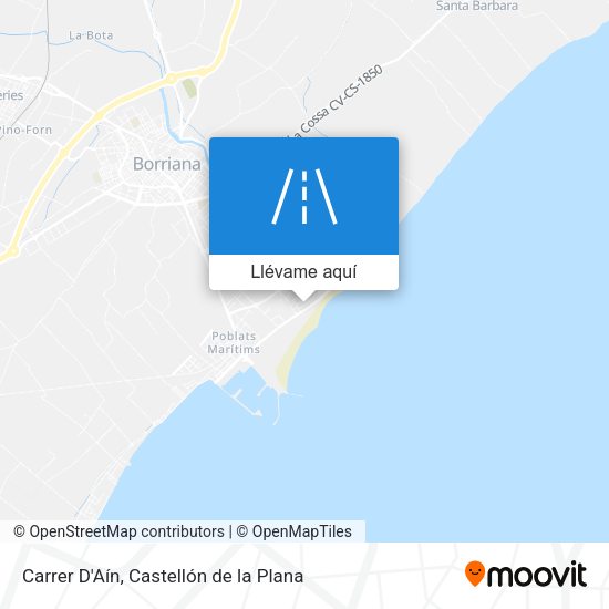Mapa Carrer D'Aín