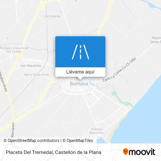 Mapa Placeta Del Tremedal