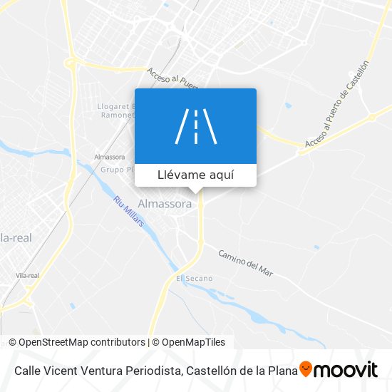 Mapa Calle Vicent Ventura Periodista