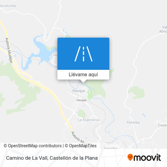 Mapa Camino de La Vall
