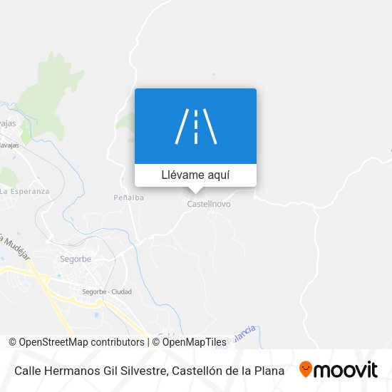 Mapa Calle Hermanos Gil Silvestre