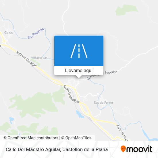 Mapa Calle Del Maestro Aguilar