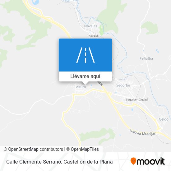 Mapa Calle Clemente Serrano