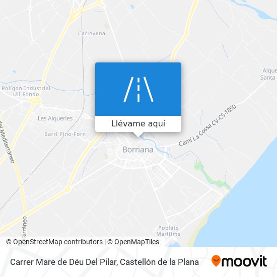 Mapa Carrer Mare de Déu Del Pilar